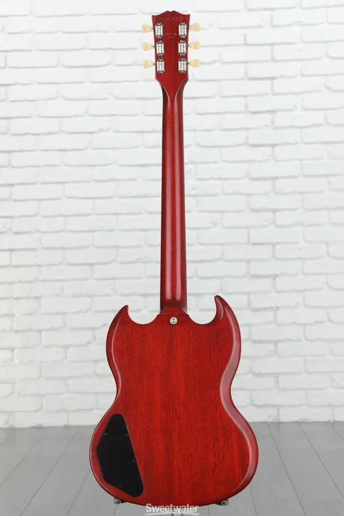  Gibson SG Standard '61 Faded Maestro Vibrola Electric Guitar - Vintage Cherry