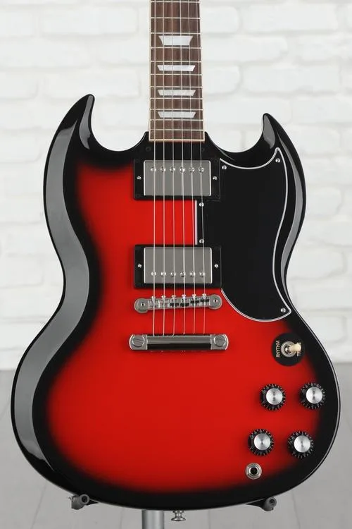 Gibson SG Standard '61 Electric Guitar - Cardinal Red Burst Demo