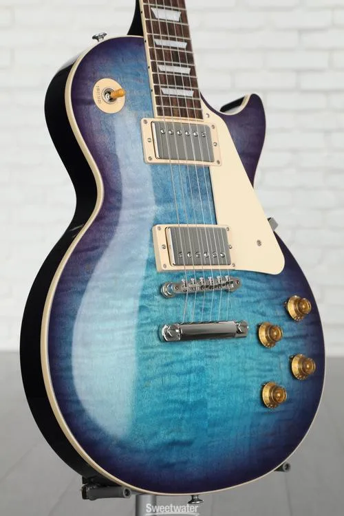  Gibson Les Paul Standard '50s Figured Top Electric Guitar - Blueberry