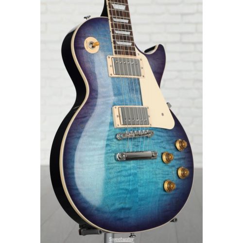  Gibson Les Paul Standard '50s Figured Top Electric Guitar - Blueberry