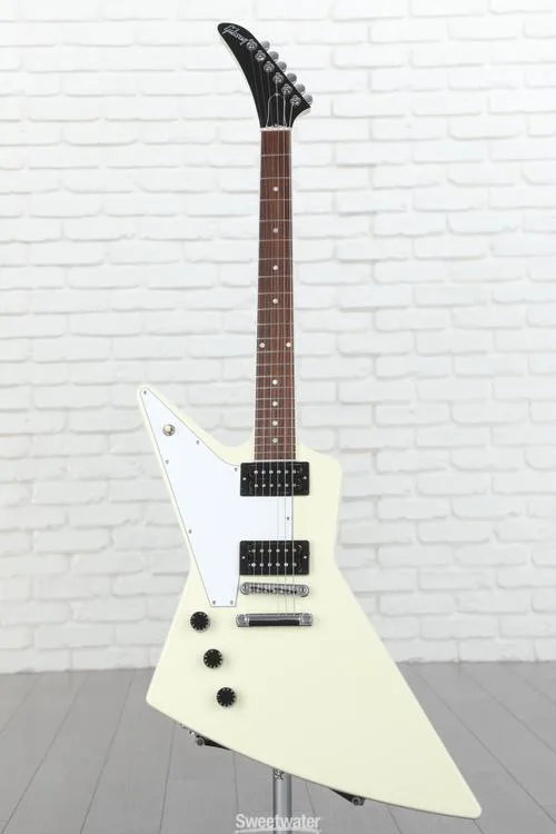  Gibson 70s Explorer Left-handed Electric Guitar - Classic White Used