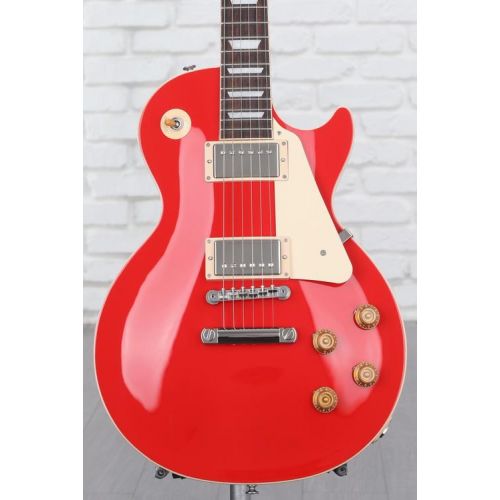  Gibson Les Paul Standard '50s Plain Top Electric Guitar - Cardinal Red