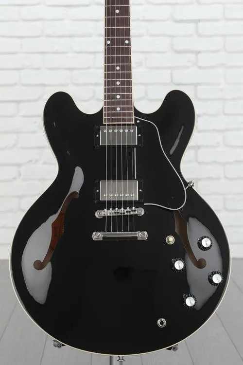 Gibson ES-335 Semi-hollow body Electric Guitar - Vintage Ebony Demo