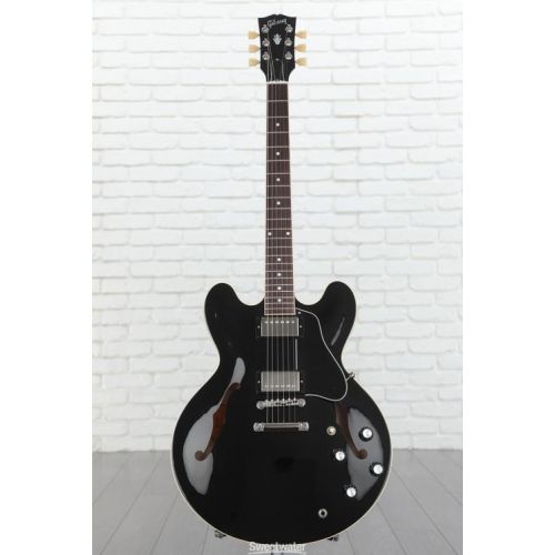  Gibson ES-335 Semi-hollow body Electric Guitar - Vintage Ebony Demo