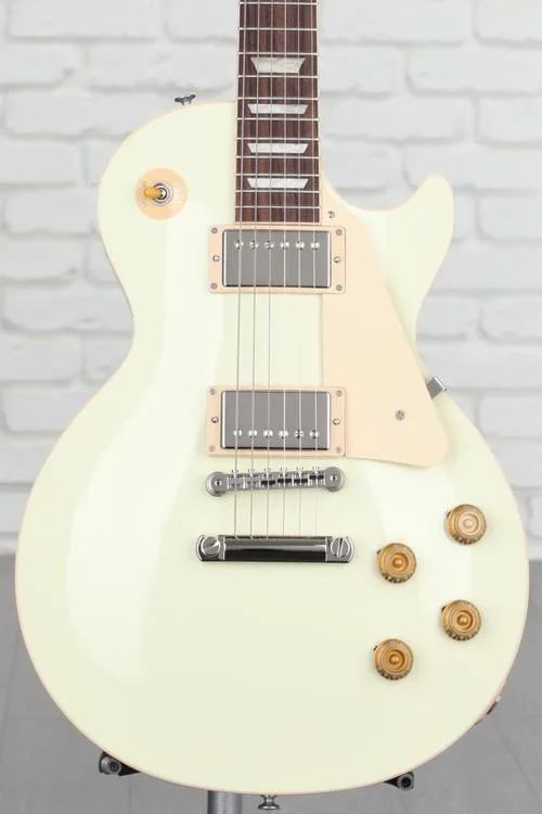 Gibson Les Paul Standard '50s Plain Top Electric Guitar - Classic White