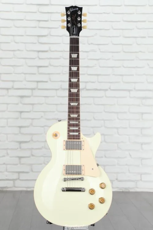  Gibson Les Paul Standard '50s Plain Top Electric Guitar - Classic White