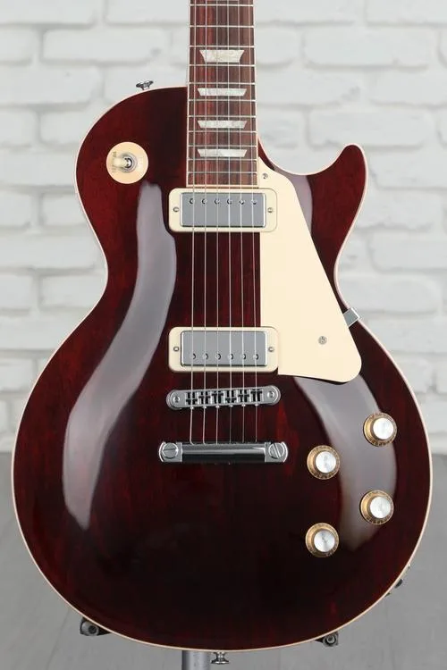 Gibson Les Paul Deluxe 70s Electric Guitar - Wine Red