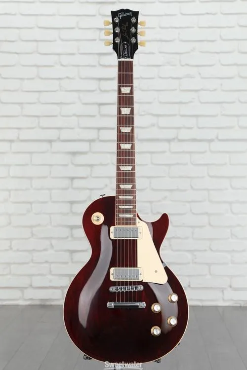  Gibson Les Paul Deluxe 70s Electric Guitar - Wine Red