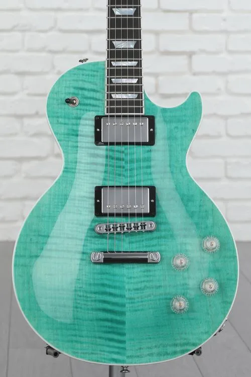 Gibson Les Paul Modern Figured Electric Guitar - Seafoam Green