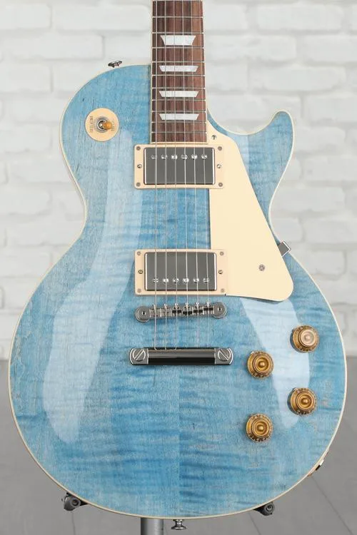 Gibson Les Paul Standard '50s Figured Top Electric Guitar - Ocean Blue Demo