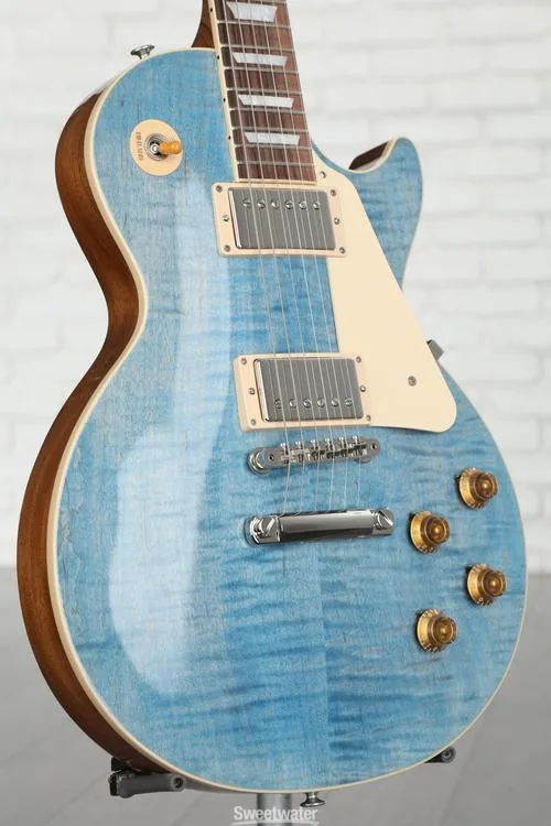  Gibson Les Paul Standard '50s Figured Top Electric Guitar - Ocean Blue Demo