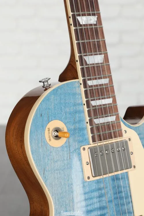  Gibson Les Paul Standard '50s Figured Top Electric Guitar - Ocean Blue Demo