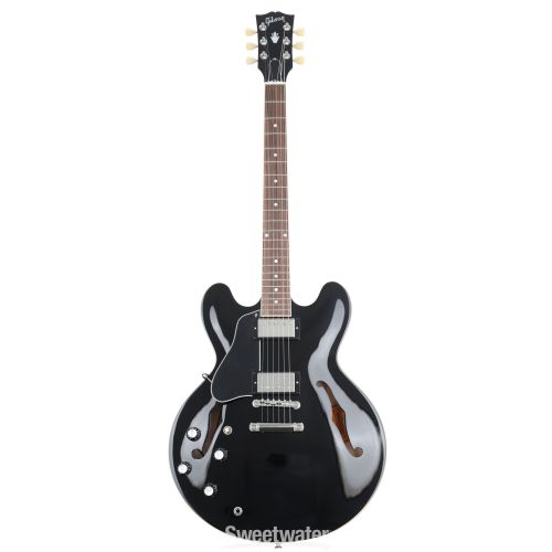  Gibson ES-335 Left-handed Semi-Hollow Electric Guitar - Vintage Ebony
