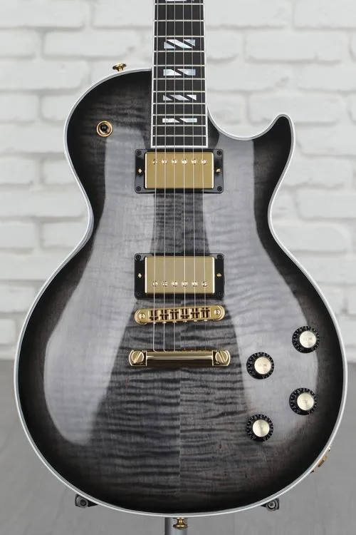 Gibson Les Paul Supreme Electric Guitar - Trans Ebony Burst