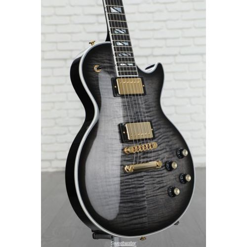  Gibson Les Paul Supreme Electric Guitar - Trans Ebony Burst