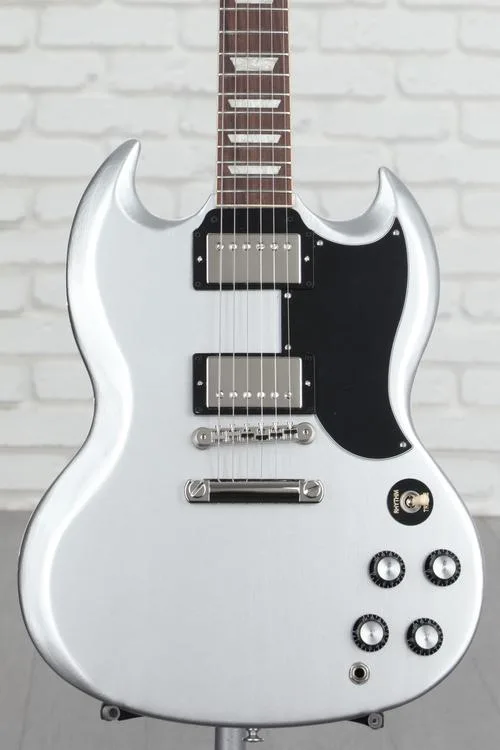 Gibson SG Standard '61 Electric Guitar - Silver Mist Demo