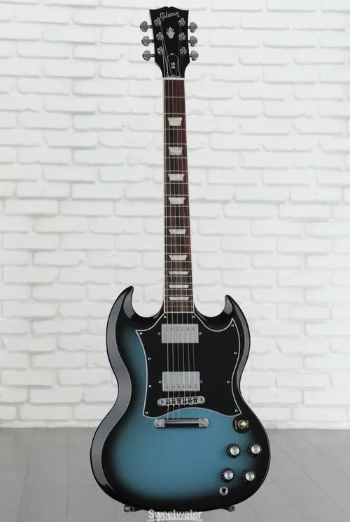  Gibson SG Standard Electric Guitar - Pelham Blue Burst Demo