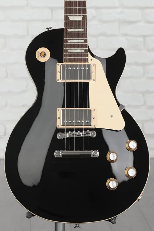 Gibson Les Paul Standard '60s Plain Top Electric Guitar - Ebony