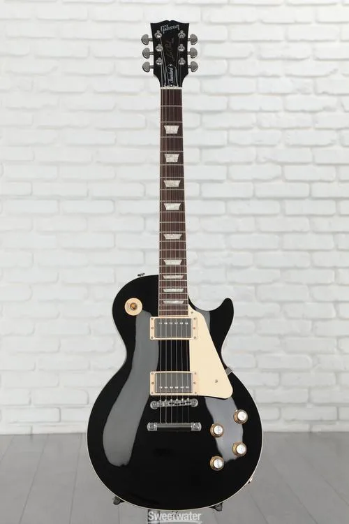  Gibson Les Paul Standard '60s Plain Top Electric Guitar - Ebony