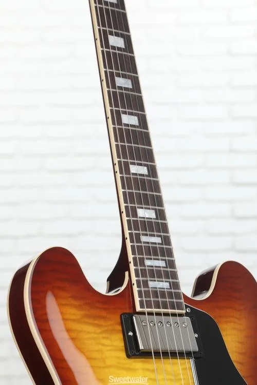  Gibson ES-335 Figured Semi-hollowbody Electric Guitar - Iced Tea Demo