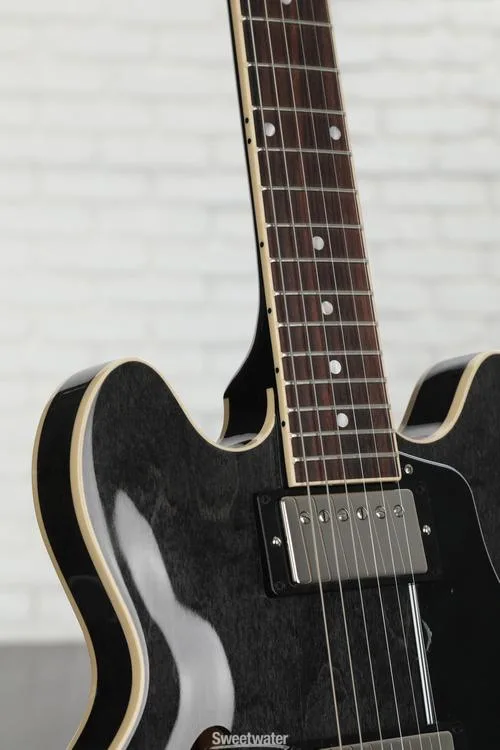  Gibson ES-339 Semi-hollowbody Electric Guitar - Trans Ebony Demo