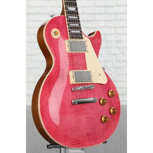  Gibson Les Paul Standard '50s Figured Top Electric Guitar - Trans Fuchsia