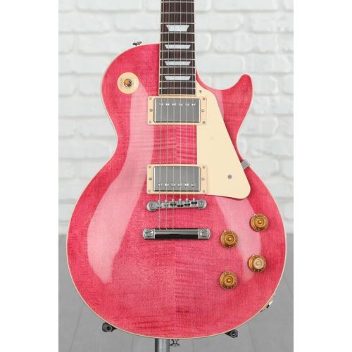  Gibson Les Paul Standard '50s Figured Top Electric Guitar - Trans Fuchsia