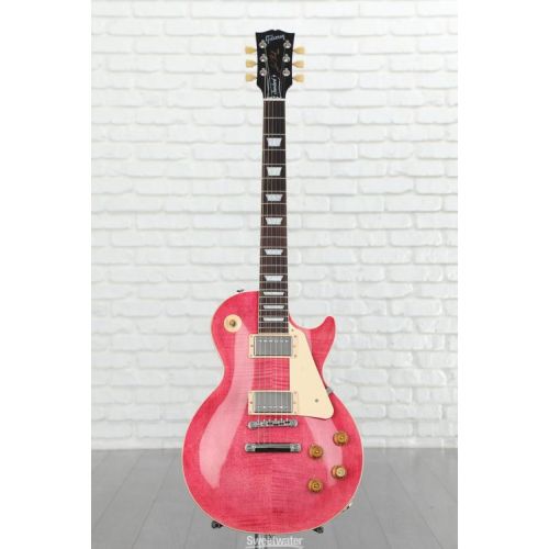  Gibson Les Paul Standard '50s Figured Top Electric Guitar - Trans Fuchsia