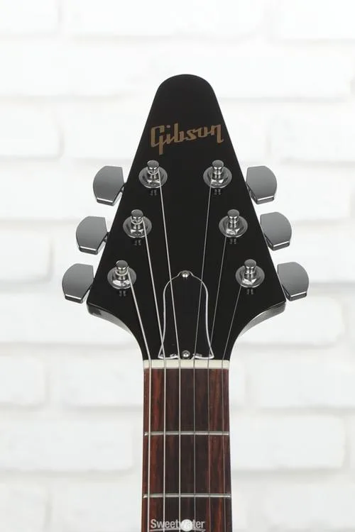  Gibson 80s Flying V Solidbody Electric Guitar - Ebony Demo