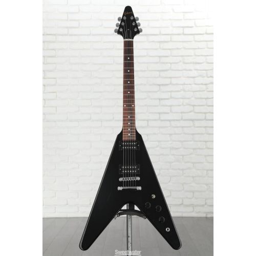  Gibson 80s Flying V Solidbody Electric Guitar - Ebony Demo