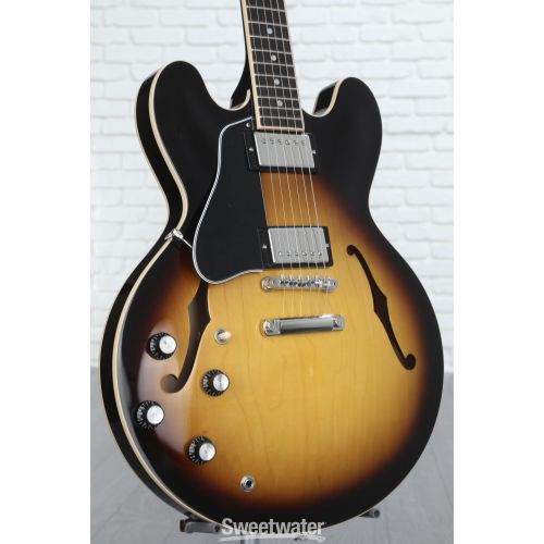  Gibson ES-335 Left-handed Semi-Hollow Electric Guitar - Vintage Burst