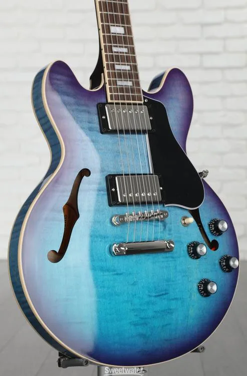  Gibson ES-339 Figured Semi-hollowbody Electric Guitar - Blueberry Burst
