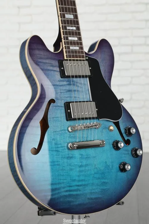  Gibson ES-339 Figured Semi-hollowbody Electric Guitar - Blueberry Burst Demo