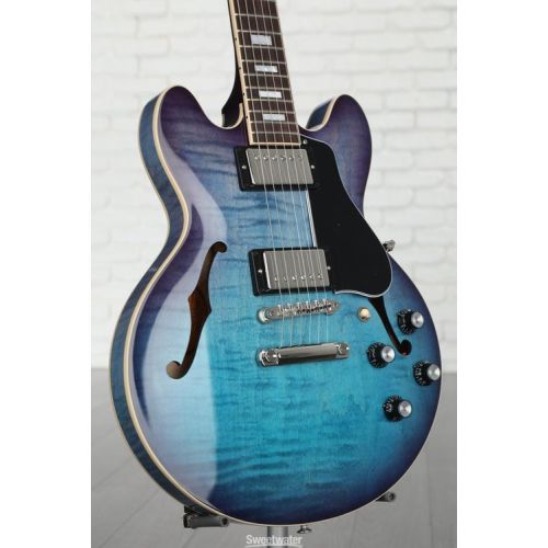  Gibson ES-339 Figured Semi-hollowbody Electric Guitar - Blueberry Burst Demo