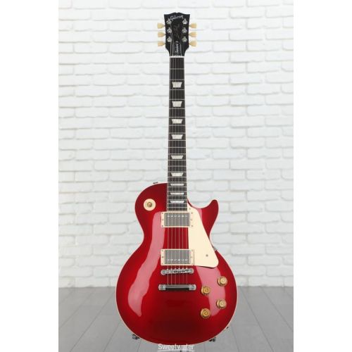  Gibson Les Paul Standard '50s Plain Top Electric Guitar - Sparkling Burgundy