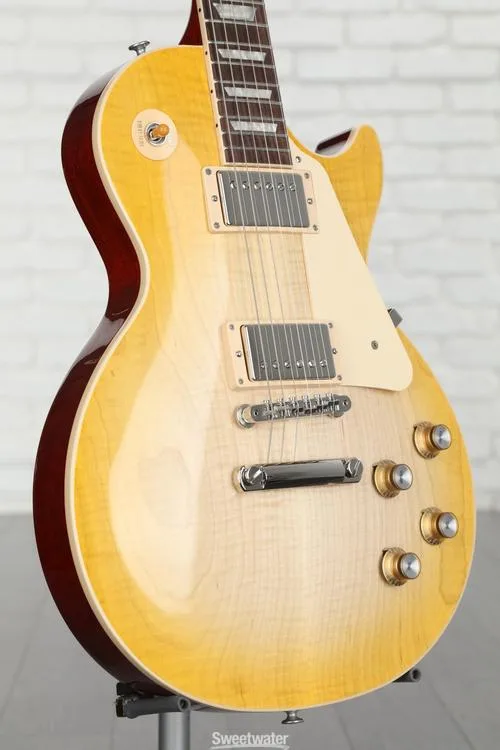  Gibson Les Paul Standard '60s AAA Top Electric Guitar - Lemonburst, Sweetwater Exclusive
