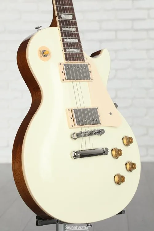  Gibson Les Paul Standard '50s Plain Top Electric Guitar - Classic White Demo