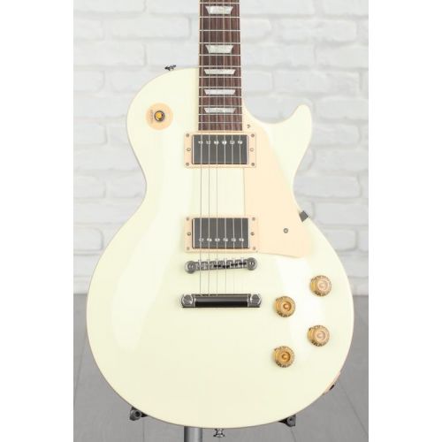  Gibson Les Paul Standard '50s Plain Top Electric Guitar - Classic White Demo