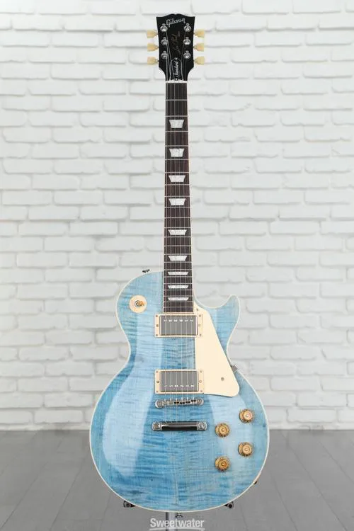  Gibson Les Paul Standard '50s Figured Top Electric Guitar - Ocean Blue