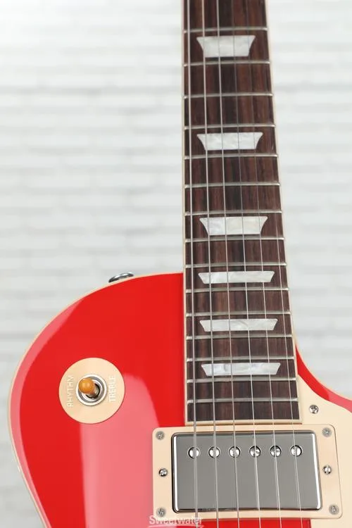  Gibson Les Paul Standard '60s Plain Top Electric Guitar - Cardinal Red