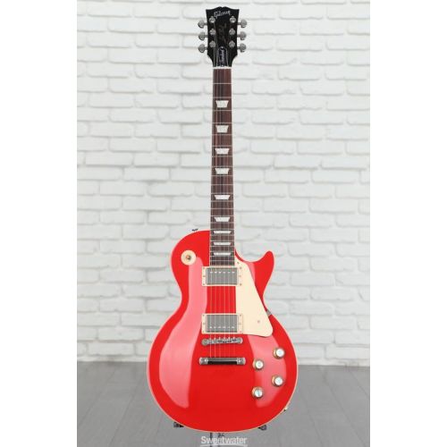  Gibson Les Paul Standard '60s Plain Top Electric Guitar - Cardinal Red