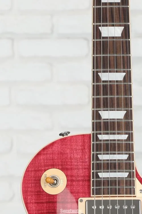  Gibson Les Paul Standard '50s Figured Top Electric Guitar - Trans Fuchsia Demo