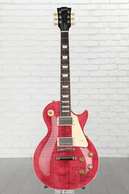  Gibson Les Paul Standard '50s Figured Top Electric Guitar - Trans Fuchsia Demo