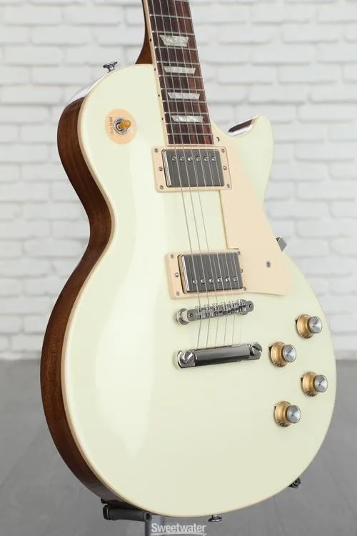  Gibson Les Paul Standard '60s Plain Top Electric Guitar - Classic White