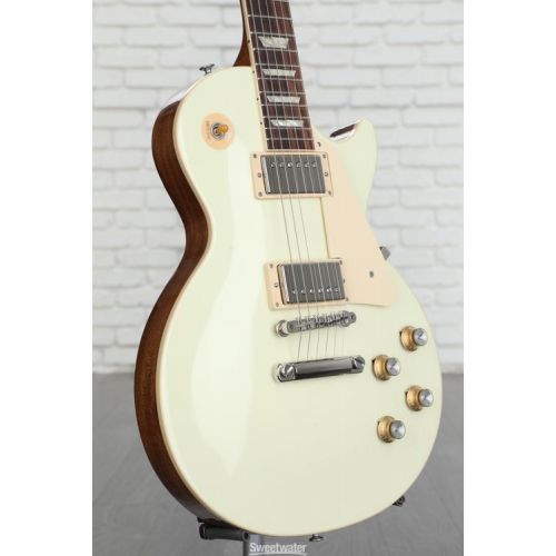  Gibson Les Paul Standard '60s Plain Top Electric Guitar - Classic White