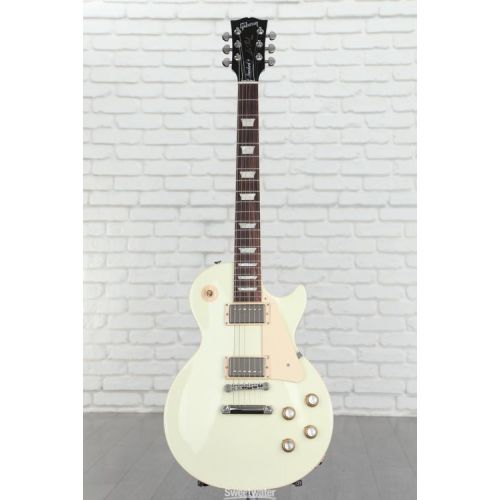  Gibson Les Paul Standard '60s Plain Top Electric Guitar - Classic White
