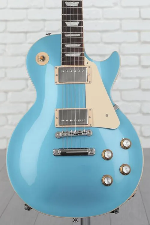 Gibson Les Paul Standard '60s Plain Top Electric Guitar - Pelham Blue