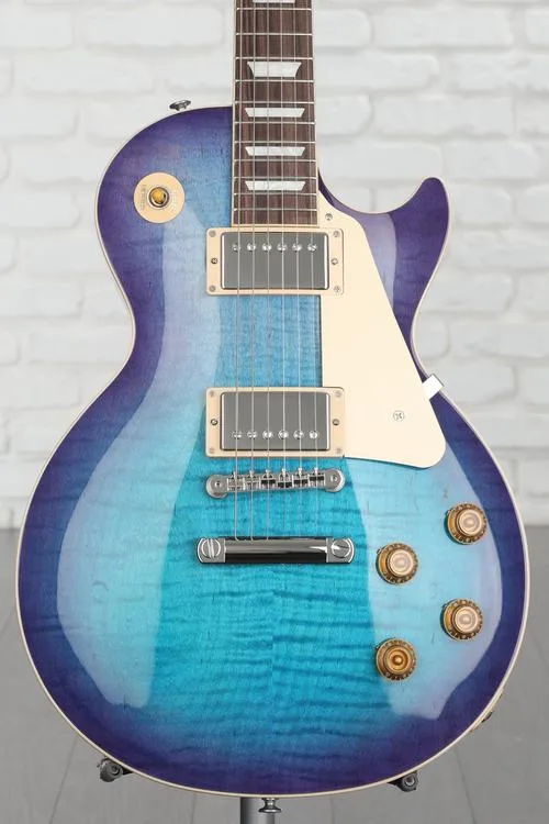 Gibson Les Paul Standard '50s Figured Top Electric Guitar - Blueberry Demo