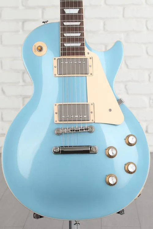 Gibson Les Paul Standard '60s Plain Top Electric Guitar - Pelham Blue Demo