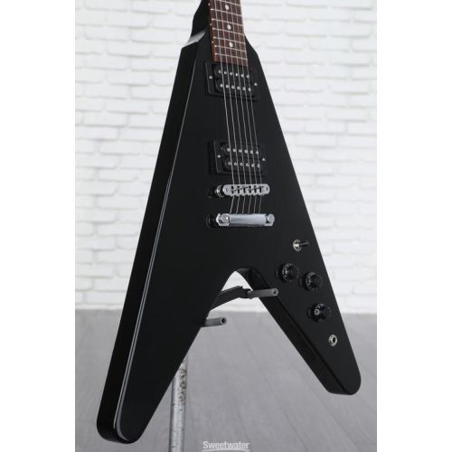  Gibson 80s Flying V Solidbody Electric Guitar - Ebony